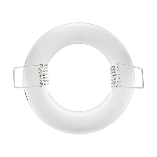 DELTA 77807 Χωνευτή Βάση για Σποτ MR16 με Ντουί GU10/GU5.3 IP20 - Λευκό - Μ8.3 x Π8.3 x Υ3.1cm / Q6cm