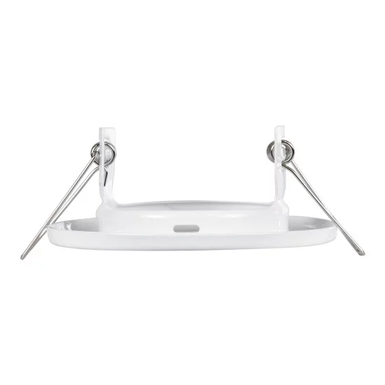 DELTA 77807 Χωνευτή Βάση για Σποτ MR16 με Ντουί GU10/GU5.3 IP20 - Λευκό - Μ8.3 x Π8.3 x Υ3.1cm / Q6cm