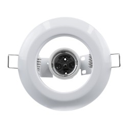 ACIDA 77844 Χωνευτή Βάση για Σποτ R63 με Ντουί E27 IP20 - Λευκό - Μ11 x Π11 x Υ11cm / Q9cm