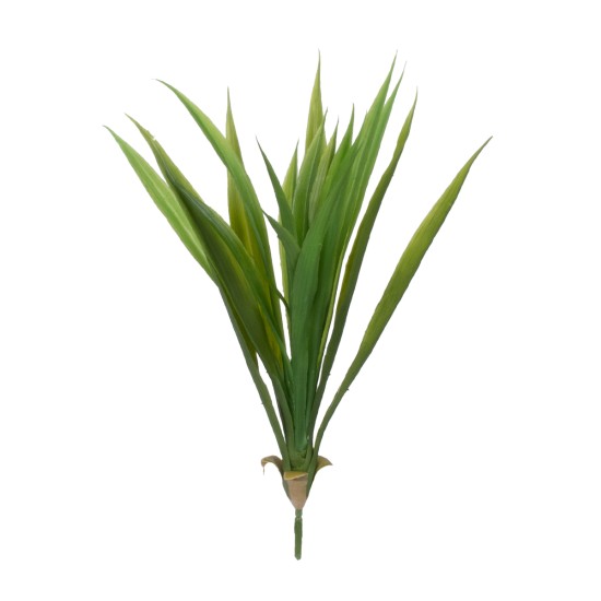 GREEN CORDYLINE 78230 Τεχνητό Φυτό Κορδιλύνη Πράσινη - Μπουκέτο Διακοσμητικών Φυτών - Κλαδιών με Φύλλωμα Πράσινο Υ33cm