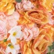 Artificial Garden ROSES STORY ORANGE 78333 Τεχνητό Διακοσμητικό Πάνελ Λουλουδιών - Κάθετος Κήπος σύνθεση Αμβροσία Μ60 x Π40 x Υ6cm