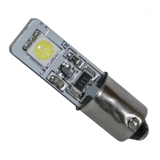 BA9S - T4W 78340   Λάμπα Αυτοκινήτου Can LED Bus με 2 SMD 5050 12 Volt 2.8W 48 lm 270° Ψυχρό Λευκό 6000K