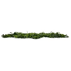 BUXUS 78410 Τεχνητό Πάνελ Φυλλωσιάς / Κάθετος Κήπος Πυξάρι & Ιαπωνική Δάφνη - Πράσινο - Μ60 x Π7 x Υ40cm