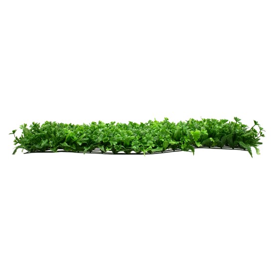 CLOVER 78411 Τεχνητό Πάνελ Φυλλωσιάς / Κάθετος Κήπος Τριφύλλι & Νάνος Φτέρη - Πράσινο - Μ60 x Π8 x Υ40cm