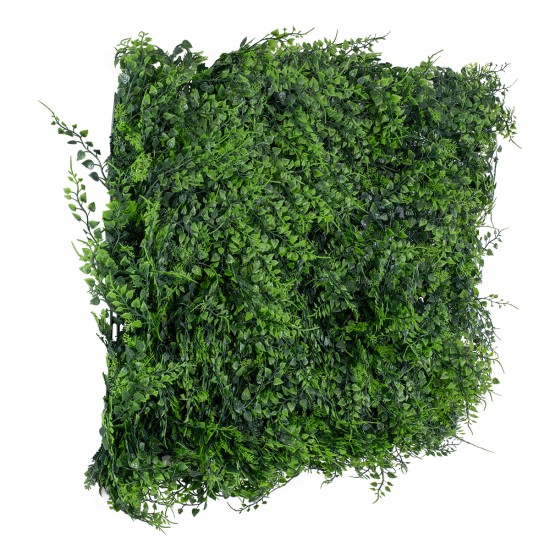 LEYLAND 78413 Artificial Wall Plant Panel / Vertical Garden Leyland & Dwarf Ivy - Green - L60 x W9 x H40cm
