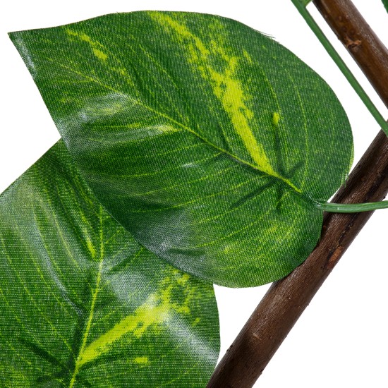 Artificial Garden GOLDEN POTHOS 78496 Πτυσσόμενη Πέργκολα Τεχνητής Φυλλωσιάς - Κάθετος Κήπος Σύνθεση Πόθος Μ110 x Π10 x Υ120cm (min) Μ310 x Π10 x Υ45cm (max)