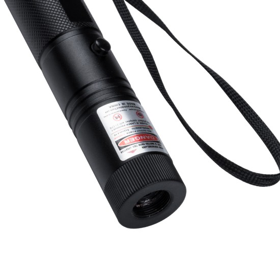 HANDLAMP 78996 Laser Pointer Χειρός 5Mw 1° DC 5V με Επαναφορτιζόμενη Μπαταρία Li-ion 3.7V 1x18650 4800mAh IP20 Κόκκινο 650nm - Μ15 x Π2.2 x Υ2.2cm - 1 Χρόνο Εγγύηση