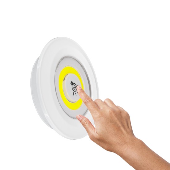 79044 Φωτιστικά Νυκτός Μπαταρίας LED COB 6W 600lm με Timer & Ασύρματο Χειριστήριο RF - ΣΕΤ 3 Τεμαχίων Ψυχρό Λευκό 6000K 79044 Φωτιστικά Νυκτός Μπαταρίας LED COB 6W 600lm με Timer & Ασύρματο Χειριστήριο RF - ΣΕΤ 3 Τεμαχίων Ψυχρό Λευκό 6000K