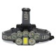 79062 Φακός Κεφαλής Επαναφορτιζόμενος LED CREE XML2-T6 Chip 60 Watt 6000lm με 2 x 18650 Μπαταρίες 13600mAh Ψυχρό Λευκό 6000K