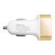 Globostar® 79505 Χρυσός Φορτιστής Αυτοκινήτου DC 12-24V με 3 Εξόδους USB DC 5V Max 3.1A 20W και Καλώδιο USB σε Type-C Globostar® 79505 Χρυσός Φορτιστής Αυτοκινήτου DC 12-24V με 3 Εξόδους USB DC 5V Max 3.1A 20W και Καλώδιο USB σε Type-C