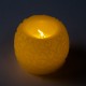 CANDLE 79537 Διακοσμητικό Realistic Κερί με LED Εφέ Κινούμενης Φλόγας - Μπαταρίας 3 x LR1130 Θερμό Λευκό 2700K Μπεζ D6 x H5cm