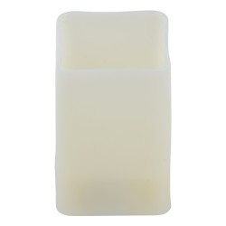 CANDLE 79539 ΣΕΤ 12 x Διακοσμητικά Realistic Κεράκια με LED Εφέ Κινούμενης Φλόγας - Μπαταρίας 12 x CR2032 Θερμό Λευκό 2700K Μπεζ L3.7 x W3.7 x H5.5cm