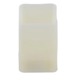 CANDLE 79539 ΣΕΤ 12 x Διακοσμητικά Realistic Κεράκια με LED Εφέ Κινούμενης Φλόγας - Μπαταρίας 12 x CR2032 Θερμό Λευκό 2700K Μπεζ L3.7 x W3.7 x H5.5cm