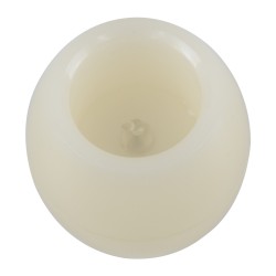 CANDLE 79549 ΣΕΤ 2 x Διακοσμητικά Realistic Κεράκια με LED Εφέ Κινούμενης Φλόγας - Μπαταρίας 2 x CR2032 Θερμό Λευκό 2700K Μπεζ D6 x H5cm