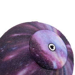 MOON 79615 Επιτραπέζιο Φωτιστικό Πορτατίφ LED 2W 100lm 360° DC 5V IP20 RGBW Dimmable Πολύχρωμο Πλαστικό με Μπεζ Ξύλο - Μ10 x Π10 x Υ13.5cm - 2 Xρόνια Εγγύηση