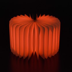 BOOKDECO 79636 Μοντέρνο Επιτραπέζιο Φωτιστικό Πορτατίφ LED 4W 250lm 180° DC 5V με USB 2.0 & Επαναφορτιζόμενη Μπαταρία Li-ion 3.2V 1000mAh IP20 Πολύχρωμο RGB - Μπεζ - Μ21.5 x Π16.5 x Υ2.2cm - 2 Χρόνια Εγγύηση