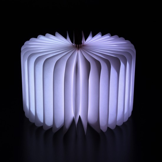 BOOKDECO 79636 Μοντέρνο Επιτραπέζιο Φωτιστικό Πορτατίφ LED 4W 250lm 180° DC 5V με USB 2.0 & Επαναφορτιζόμενη Μπαταρία Li-ion 3.2V 1000mAh IP20 Πολύχρωμο RGB - Μπεζ - Μ21.5 x Π16.5 x Υ2.2cm - 2 Χρόνια Εγγύηση