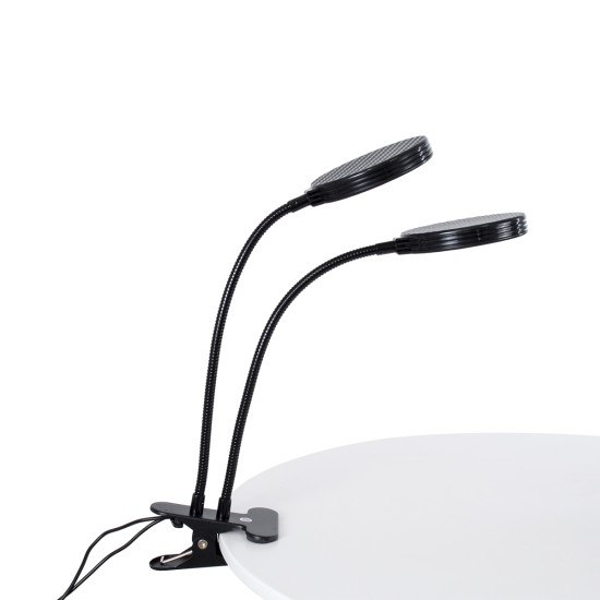 GROWME 79650 Φωτιστικό Ανάπτυξης Φυτών με Ενσωματωμένο Χειριστήριο LED 10W 300lm 120° DC 5V με USB 2.0 IP20 Πολύχρωμο Πλήρους Φάσματος Κόκκινο 660nm & Μπλε 450nm & UVIR 730nm Dimmable - Sanan SMD Chip - Μαύρο - Μ10 x Π30 x Υ36cm - 2 Χρόνια Εγγύηση