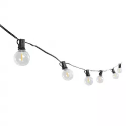 TWILIGHT 79668 Μοντέρνο Φωτιστικό Κήπου Γιρλάντα 10.5m με 30 Λάμπες & IR Ασύρματο Χειριστήριο LED 18W 1620lm 360° DC 3.7V με Ενσωματωμένο Φωτοβολταϊκό Panel 5.5V 3W & Επαναφορτιζόμενη Μπαταρία Li-ion 3.6V 2x18650 4400mAh Αδιάβροχο IP65 Θερμό Λευκό