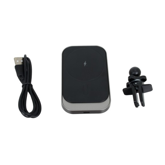 79695 Μαγνητική Βάση Κινητού Αυτοκινήτου Max 15W USB σε USB Type-C με Κλιπ στον Αεραγωγό - Ασύρματη Φόρτιση MagSafe QuickCharge 3.0 79695 Μαγνητική Βάση Κινητού Αυτοκινήτου Max 15W USB σε USB Type-C με Κλιπ στον Αεραγωγό - Ασύρματη Φόρτιση MagSafe QuickCharge 3.0