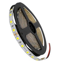 LUMAR 70220 Ταινία LED 14.4W/m 1440lm/m 120° DC 24V IP20 60 x SMD5050 Chip/m Ψυχρό Λευκό 6000K Dimmable - Sanan SMD Chip - Μ500 x Π1 x Υ0.2cm - Ρολό 5 Μέτρων - 5 Χρόνια Εγγύηση