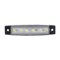 SIDEMARKER 79900 Φώτα Όγκου Οχημάτων LED 1.5W 150lm 120° DC 10-30V Αδιάβροχο IP66 Ψυχρό Λευκό 6000Κ - 6 x SMD2835 Sanan Chip - Μ9.5 x Π2 x Υ1.1cm - 1 Χρόνο Εγγύηση