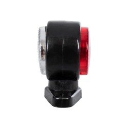 MARKER 79923 Φώτα Όγκου Οχημάτων LED 3W 200lm 90° DC 10-30V Αδιάβροχο IP65 Ψυχρό Λευκό 6000Κ & Κόκκινο - Μ8 x Π5 x Υ8cm - Πακέτο 2 Τεμαχίων - 1 Χρόνο Εγγύηση