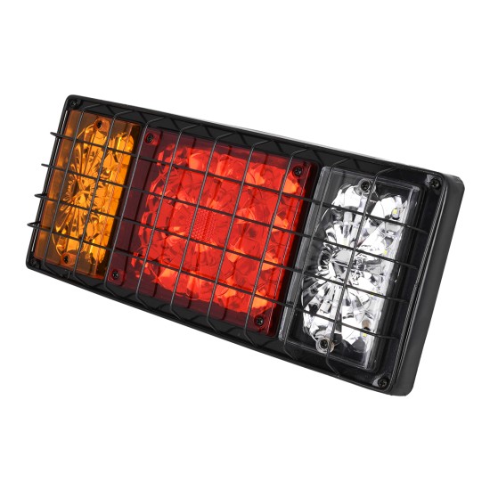 TAILIGHT 79928 Πίσω Φανάρι Οχημάτων LED 18W 900lm 140° DC 12V Αδιάβροχο IP65 Πορτοκαλί & Κόκκινο & Ψυχρό Λευκό 6000Κ - Μ33.5 x Π5 x Υ15cm - 1 Χρόνο Εγγύηση