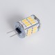 G4BACK 76136 Λάμπα G4 LED 6W 600lm 320° DC 12-24V IP20 Θερμό Λευκό 2700K Dimmable - Sanan SMD Chip - Back Pin - Μ1.9 x Π1.9 x Υ3.7cm - 2 Χρόνια Εγγύηση