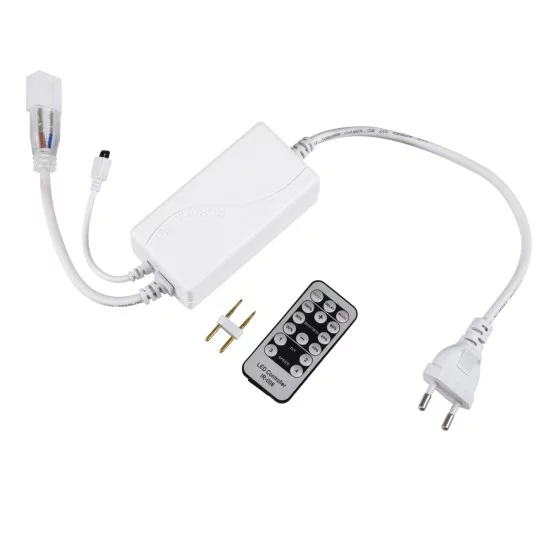 70626 Single Color Dimmer με Ασύρματο Χειριστήριο IR - Μεταλλάκτης Τροφοδοσίας AC/DC 230V IP20 για OVALE 120° Degree Neon Flex LED Μονόχρωμη 2 Pin Max 1500W - Έως 100 Μέτρα 70626 Single Color Dimmer με Ασύρματο Χειριστήριο IR - Μεταλλάκτης Τροφοδοσίας AC/DC 230V IP20 για OVALE 120° Degree Neon Flex LED Μονόχρωμη 2 Pin Max 1500W - Έως 100 Μέτρα