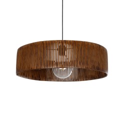 KYCLOS 203-0045 Boho Κρεμαστό Φωτιστικό Οροφής με Ντουί 1 x E27 AC 220-240V IP20 - Καφέ - M55 x Π55 x Υ20cm