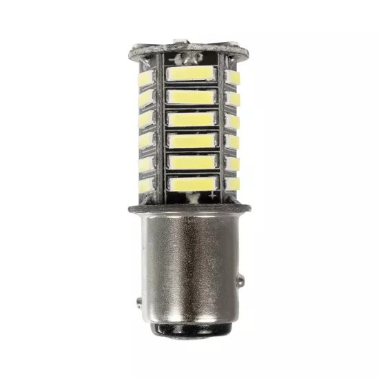 P21/5W-1157 81210 Λάμπα P21/5W 1157 BAY15D CANbus LED 2.6W 900lm 360° DC 12V IP20 Ψυχρό Λευκό 6000K - 36 x Epistar SMD7020 Chip - Μ2 x Π2 x Υ4.5cm - 1 Χρόνο Εγγύηση