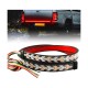 81734 Car Backlit LED Strip Εύκαμπτη Ταινία 100cm Σήμανσης DRL Αυτοκινήτου 3 Προγραμμάτα Φωτισμού LED SMD 5050 12W DC 9-30V Αδιάβροχη IP65 Πορτοκαλί - Κόκκινο - 2 Χρόνια Εγγύηση