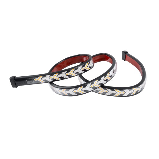 81735 Car Backlit LED Strip Εύκαμπτη Ταινία 150cm Σήμανσης DRL Αυτοκινήτου 3 Προγραμμάτα Φωτισμού LED SMD 5050 12W DC 9-30V Αδιάβροχη IP65 Πορτοκαλί - Κόκκινο - 2 Χρόνια Εγγύηση