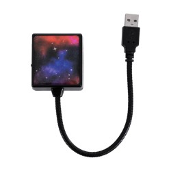 81847 Διακοσμητικό Φωτιστικό Ειδικών Φωτορυθμικών Εφέ PARTY Disco LASER DC 5V με Καλώδιο Τροφοδοσίας USB Μπλέ Κόκκινο IP20 Μ26.5 x Π4.5 x Υ2.5cm