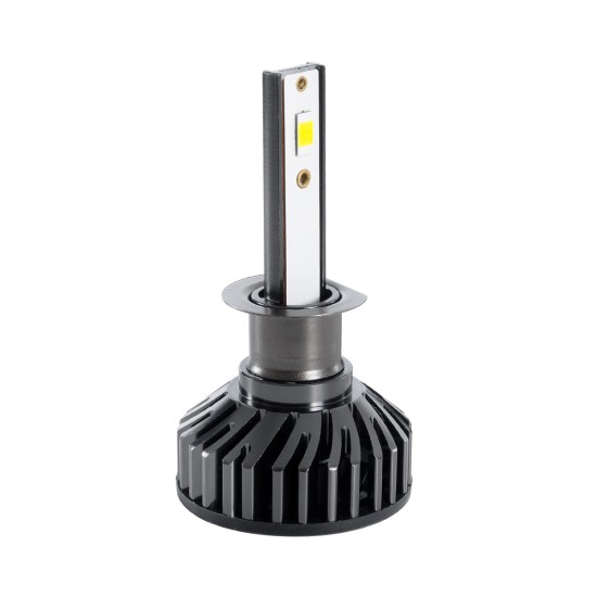 LEDKITF2 82020 Λάμπα H1 CANbus LED 30W/60W 3500lm/7000lm 360° DC 12-24V Αδιάβροχο IP65 Ψυχρό Λευκό 6000K - CREE COB Chip - Μ4 x Π4 x Υ7cm - Πακέτο 2 Τεμαχίων - 2 Χρόνια Εγγύηση