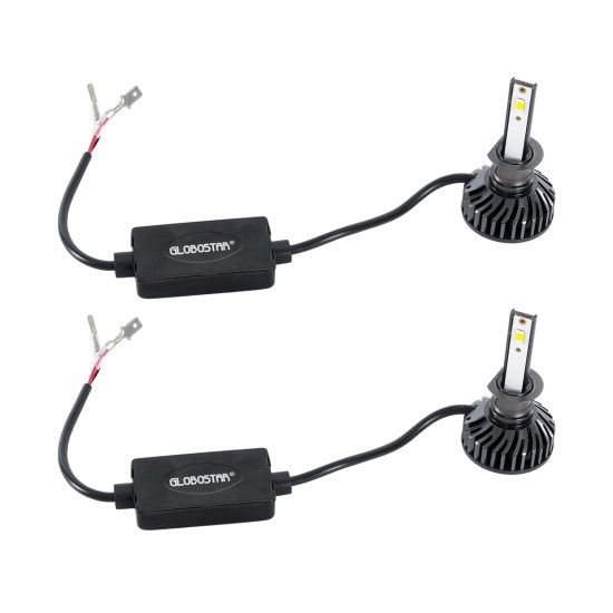 LEDKITF2 82020 Λάμπα H1 CANbus LED 30W/60W 3500lm/7000lm 360° DC 12-24V Αδιάβροχο IP65 Ψυχρό Λευκό 6000K - CREE COB Chip - Μ4 x Π4 x Υ7cm - Πακέτο 2 Τεμαχίων - 2 Χρόνια Εγγύηση