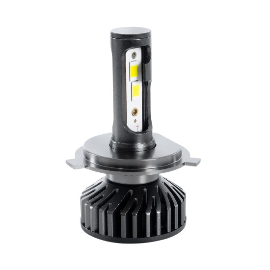 LEDKITF2 82022 Λάμπα H4 CANbus LED 30W/60W 3500lm/7000lm 360° DC 12-24V Αδιάβροχο IP65 Ψυχρό Λευκό 6000K - CREE COB Chip - Μ4 x Π4 x Υ7cm - Πακέτο 2 Τεμαχίων - 2 Χρόνια Εγγύηση