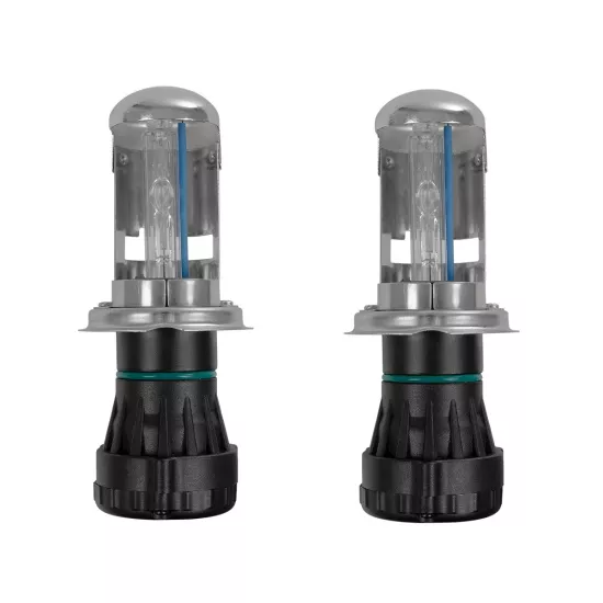 HID 84047 Λάμπα Xenon H4 H/L Super Vision Υψηλής Φωτεινότητας +30% 35W/70W 3500lm/7000lm 360° DC 12V Αδιάβροχο IP65 Ultra Ψυχρό Λευκό 8000K - Μ4.8 x Π4.8 x Υ10.2cm - Πακέτο 2 Τεμαχίων - 2 Χρόνια Εγγύηση