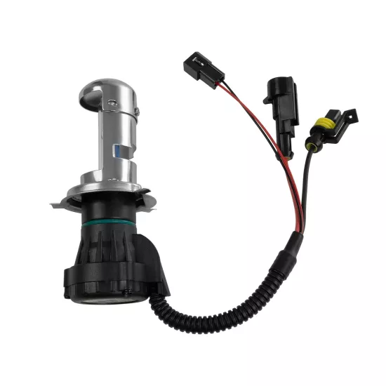 HID 84047 Λάμπα Xenon H4 H/L Super Vision Υψηλής Φωτεινότητας +30% 35W/70W 3500lm/7000lm 360° DC 12V Αδιάβροχο IP65 Ultra Ψυχρό Λευκό 8000K - Μ4.8 x Π4.8 x Υ10.2cm - Πακέτο 2 Τεμαχίων - 2 Χρόνια Εγγύηση