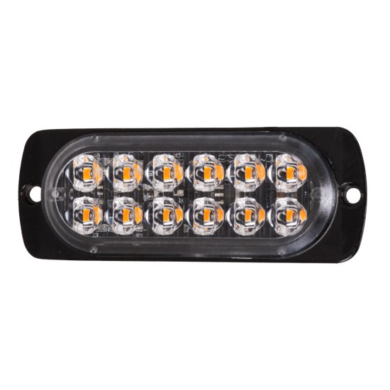 85264 PRO Series Μπάρα Σήμανσης Οχήματος Οδικής Βοήθείας για Αυτοκίνητα & Φορτηγά Φωτισμού STROBE LED SMD 3030 12W DC 12-24V Αδιάβροχη IP65 Πορτοκαλί