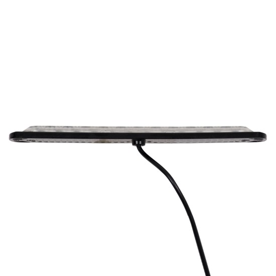 85268 PRO Series Μπάρα Σήμανσης Οχήματος Αστυνομίας για Αυτοκίνητα & Φορτηγά 10 Προγραμμάτων Φωτισμού STROBE LED SMD 3030 15W DC 12-24V Αδιάβροχη IP65 Μπλε