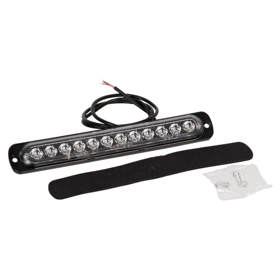 85268 PRO Series Μπάρα Σήμανσης Οχήματος Αστυνομίας για Αυτοκίνητα & Φορτηγά 10 Προγραμμάτων Φωτισμού STROBE LED SMD 3030 15W DC 12-24V Αδιάβροχη IP65 Μπλε