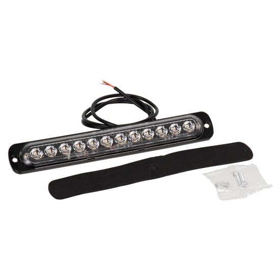 85269 PRO Series Μπάρα Σήμανσης Οχήματος Οδικής Βοήθείας για Αυτοκίνητα & Φορτηγά 10 Προγραμμάτων Φωτισμού STROBE LED SMD 3030 15W DC 12-24V Αδιάβροχη IP65 Πορτοκαλί