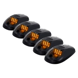 TRAK 85303 Φώτα Όγκου Οχημάτων LED 12W 600lm 90° DC 12V Αδιάβροχο IP65 Πορτοκαλί 2200Κ - Μ14 x Π8.4 x Υ3.5cm - Πακέτο 5 Τεμαχίων - 1 Χρόνο Εγγύηση