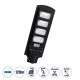 STREETA 85344 Professional LED Solar Street Light Αυτόνομο Ηλιακό Φωτιστικό Δρόμου 120W 1200lm 192 x LED SMD 5730 με Ενσωματωμένο Φωτοβολταϊκό Panel 6V 15W & Επαναφορτιζόμενη Μπαταρία Li-ion 3.2V 15000mAh με Αισθητήρα Ημέρας-Νύχτας & PIR Αισθητήρα