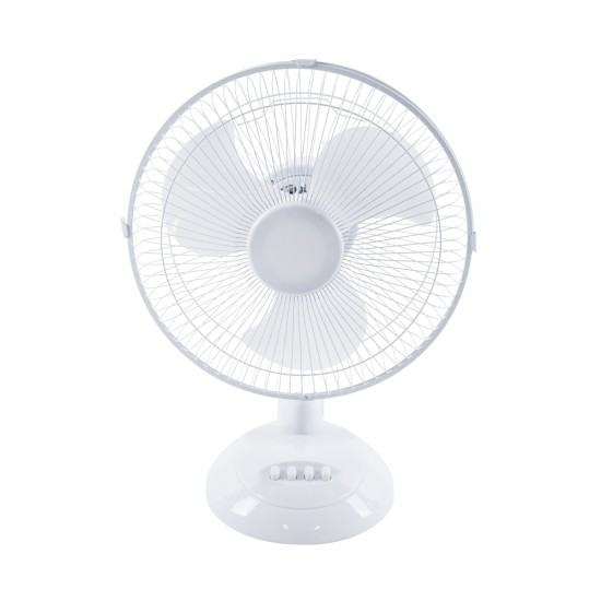 SOLARI-FAN 85354 Solar Fan Αυτόνομος Ηλιακός Επιτραπέζιος Ανεμιστήρας 25W 2 Λειτουργιών Ρεύματος με AC 220-240V ή με Φωτοβολταϊκό Panel 9V 12W & Επαναφορτιζόμενη Μπαταρία Li-ion 7.4V 4400mAh - 3 Ταχύτητες - IP20 - Μ24 x Π36 x Υ49cm - Λευκό - 2 Years W