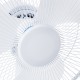 SOLARI-FAN 85354 Solar Fan Αυτόνομος Ηλιακός Επιτραπέζιος Ανεμιστήρας 25W 2 Λειτουργιών Ρεύματος με AC 220-240V ή με Φωτοβολταϊκό Panel 9V 12W & Επαναφορτιζόμενη Μπαταρία Li-ion 7.4V 4400mAh - 3 Ταχύτητες - IP20 - Μ24 x Π36 x Υ49cm - Λευκό - 2 Years W