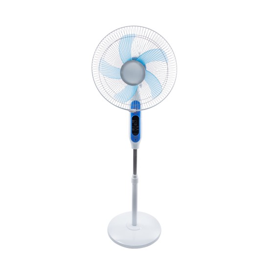 SOLARE-FAN 85357 Solar Fan Αυτόνομος Ηλιακός Επιδαπέδιος Ανεμιστήρας 25W 2 Λειτουργιών Ρεύματος με AC 220-240V ή με Φωτοβολταϊκό Panel 9V 15W & Επαναφορτιζόμενη Μπαταρία Li-ion 7.4V 6000mAh - 12 Ταχύτητες - Ασύρματο Χειριστήριο - Ενσωματωμένο USB 2.0 