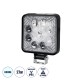 85404 Vehicle Work Lights - Φώτα Εργασίας για Οχήματα LED 27W DC 10-30V Αδιάβροχο IP67 Ψυχρό Λευκό 6000K Μ14 x Π11 x Υ2.2cm